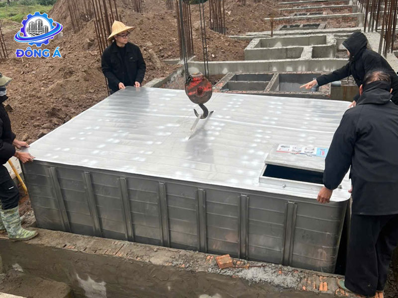 Bể Nước Ngầm Inox Đông Á 2500L