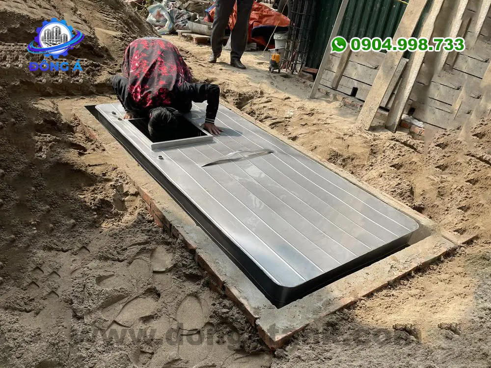 Hướng dẫn lắp đặt bể ngầm inox đúng kỹ thuật tránh sụt nở