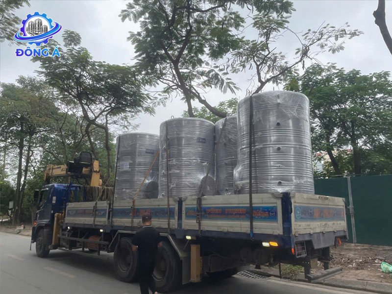 Bồn bảo ôn inox ngang Đông Á 15.000L