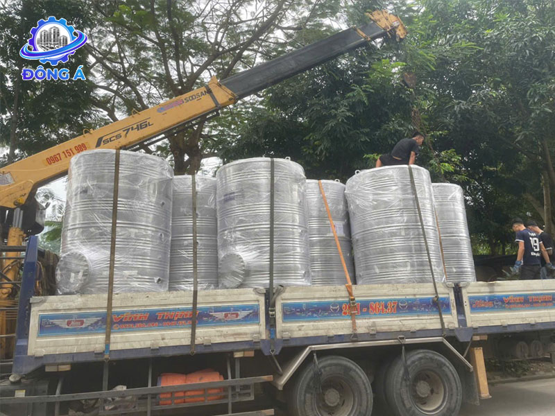 Bồn bảo ôn inox đứng Đông Á 5000L