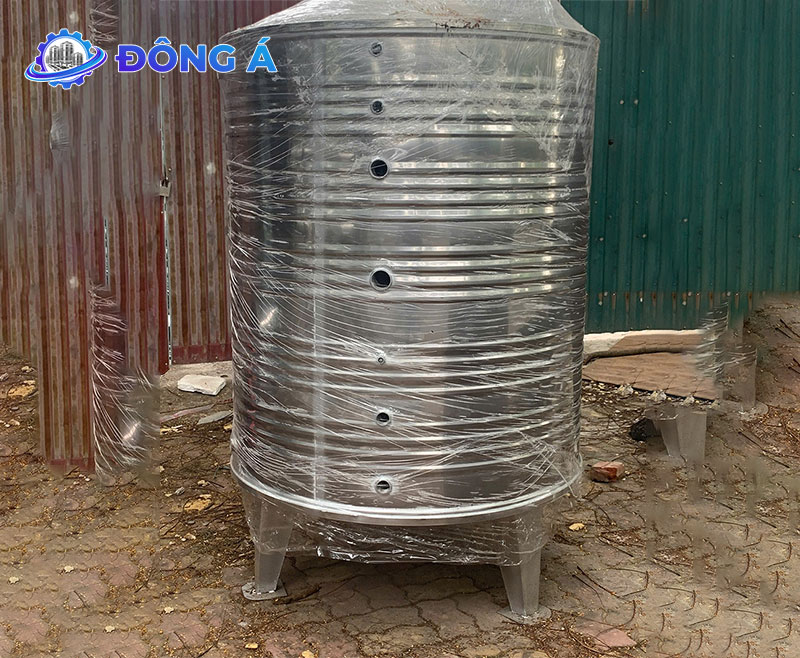 Bồn bảo ôn inox ngang 2000L
