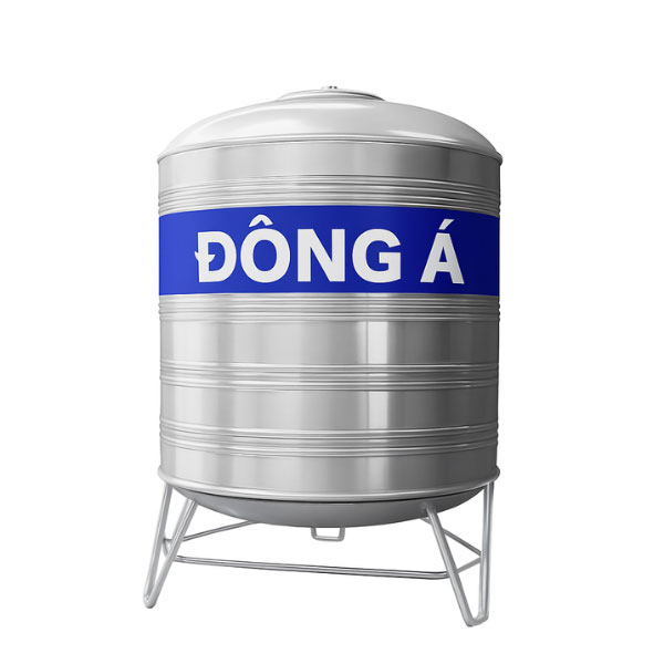 Bồn chứa nước inox Đông Á đứng 3000L (Φ1380)