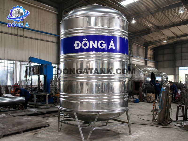 Bồn chứa nước Inox Đông Á 2500L đứng (Φ1380)