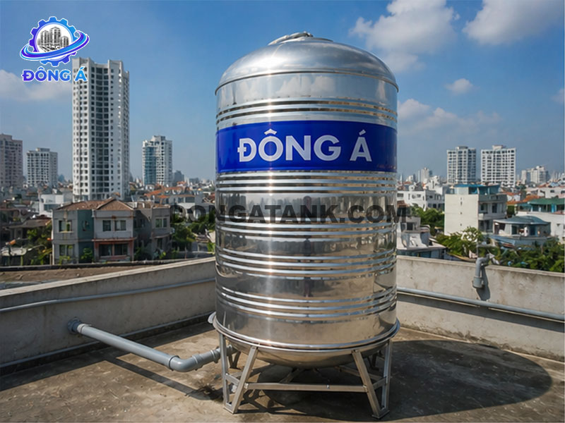 Bồn Inox Đông Á 700L đứng (Φ720)