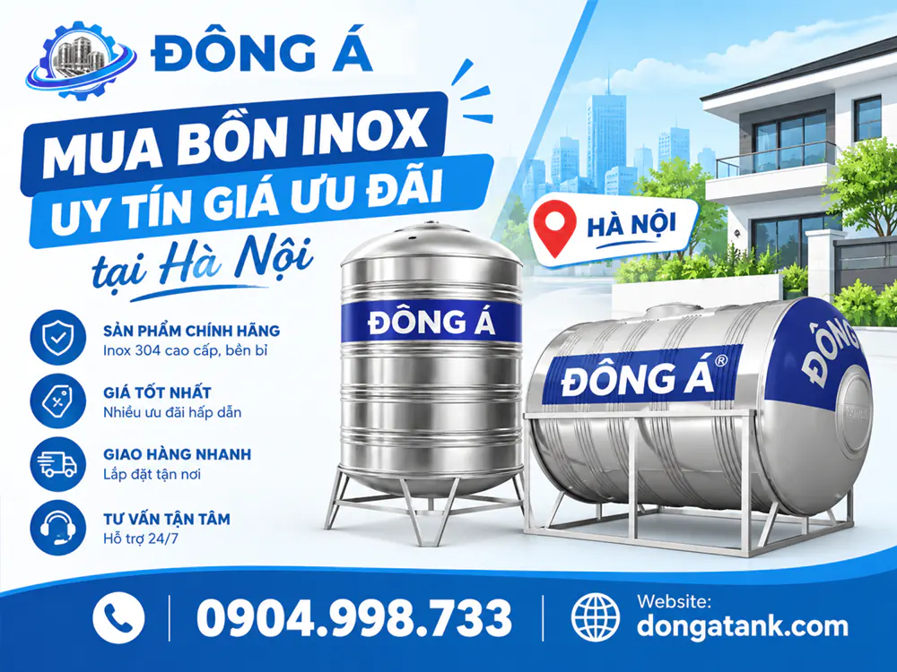 Mua bồn inox ở đâu uy tín giá ưu đãi tại Hà Nội