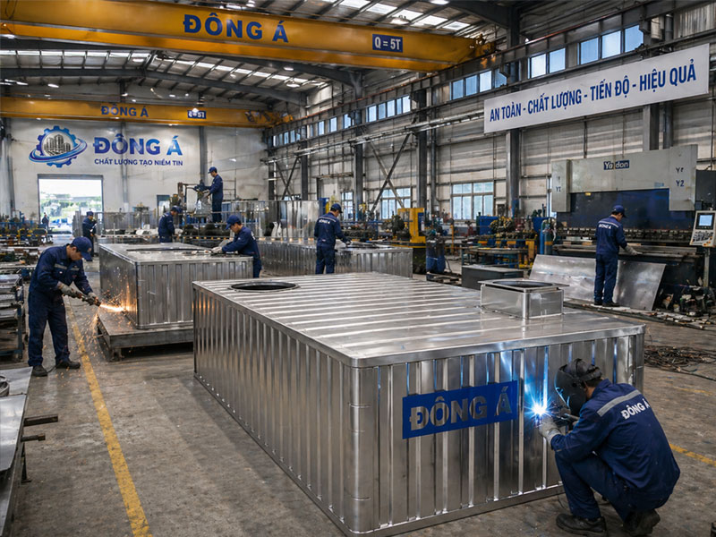 Bồn nước inox Đông Á có tốt không? Đánh giá chi tiết từ A–Z