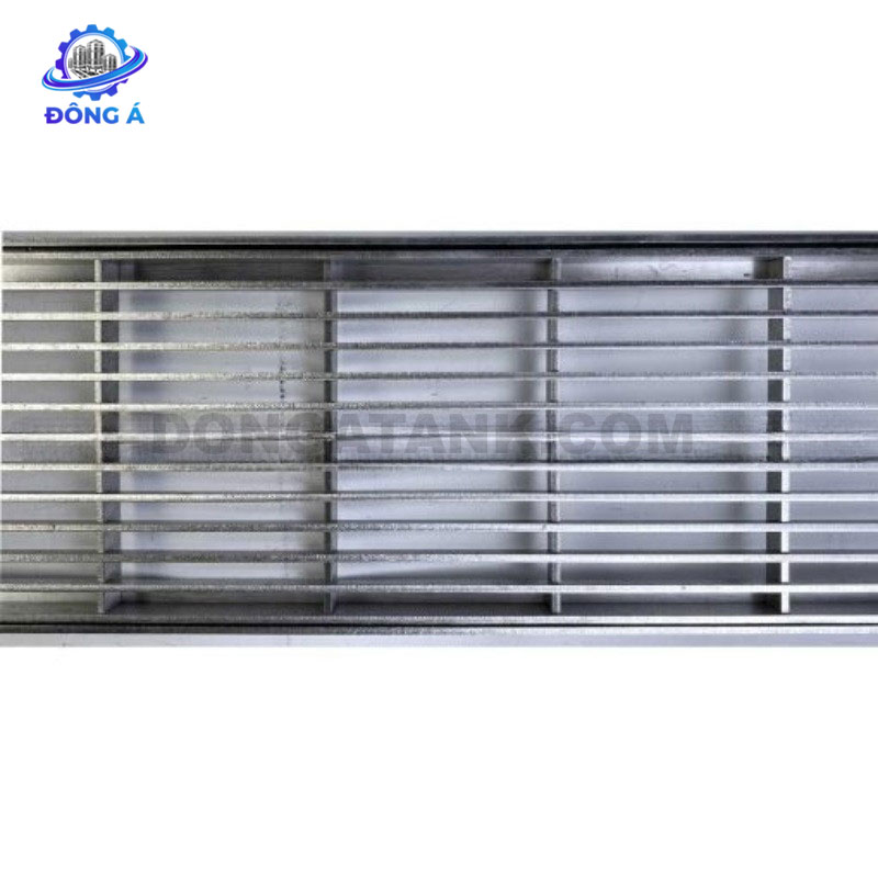 Nắp rãnh thoát nước Grating nan dọc, tiết diện hình chữ nhật - tải thấp