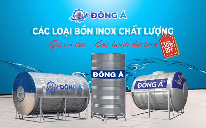 Các loại bồn inox chất lượng