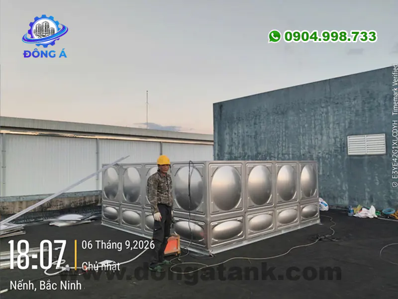 Bể lắp ghép inox