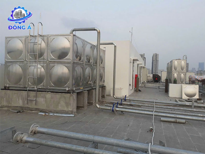Bể nước inox công nghiệp Đông Á 120 m&sup3;