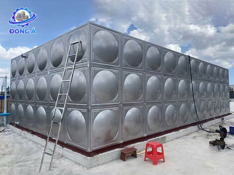 Bồn bể inox công nghiệp Đông Á 360 m&sup3;