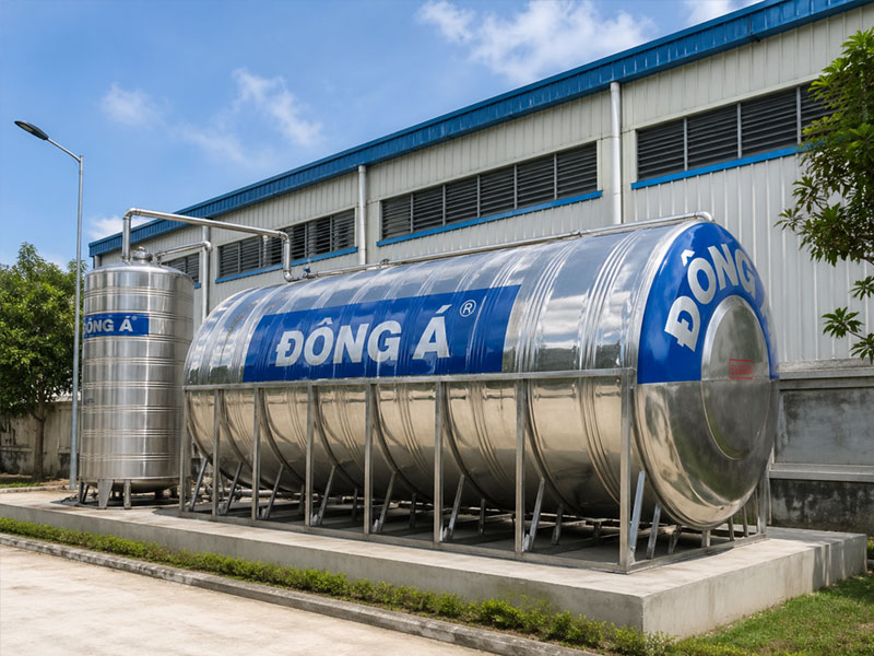 Bồn bể inox công nghiệp là gì? Ứng dụng trong nhà máy và sản xuất