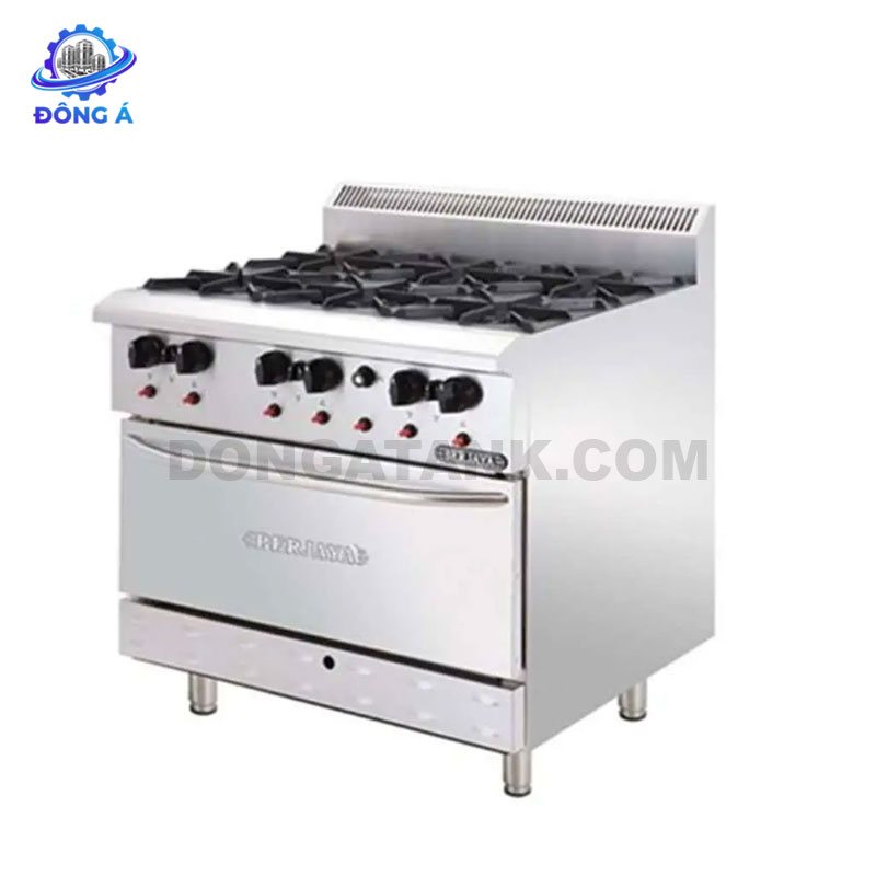 Bếp Âu 6 họng có lò nướng Đông Á