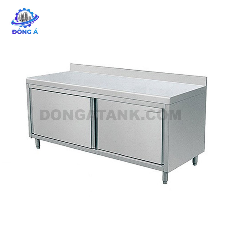 Tủ inox Đông Á 2 cửa lùa